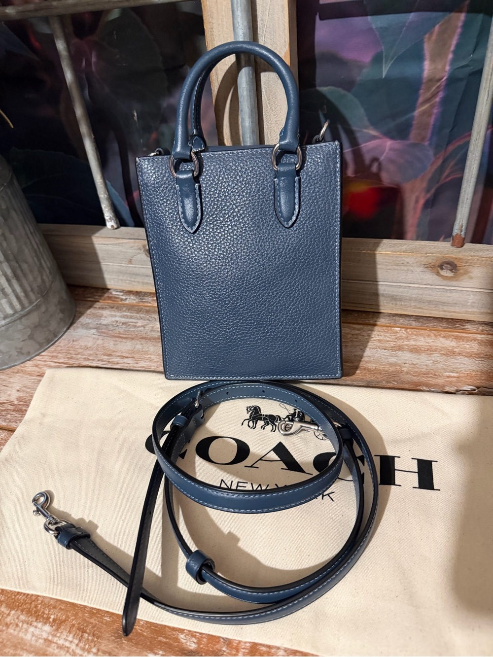 Coach North South Mini Tote - Picture 4 of 7